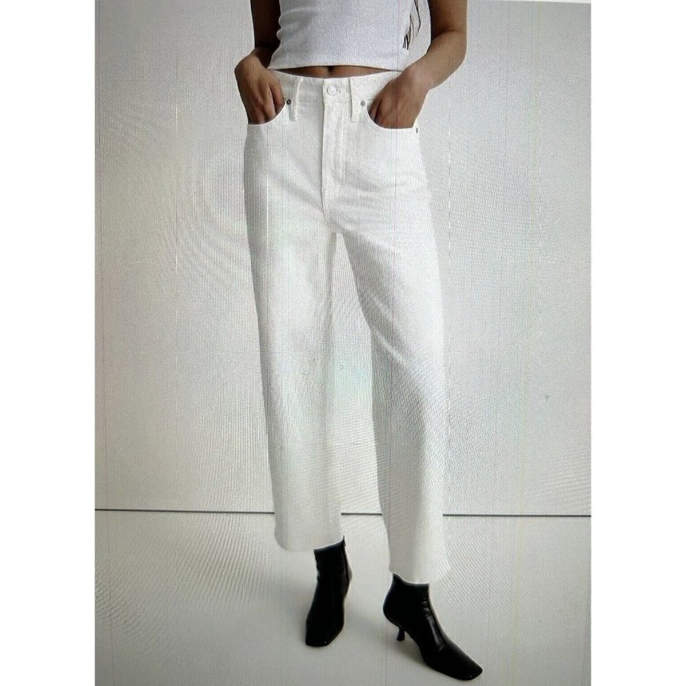 Madewell The Perfect Vintage Wide-Leg Crop in Vintage Canvas Size 30